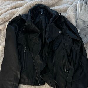 Max Studio Black Lightweight Shirt Jacket